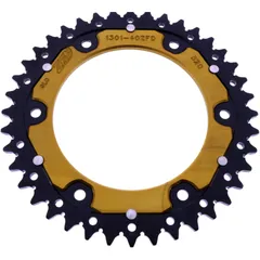 Kettenrad Dual 40Z Teilung 520 gold ZF Innendurchmesser 125 Lochkreis 153 passend für: Honda CRF
