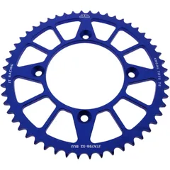 Alu - Kettenrad 52Z Teilung 428 blau Innendurchmesser 100 Lochkreis 120 passend für: Suzuki RM