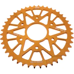 Alu - Kettenrad 44Z Teilung 520 orange Innendurchmesser 063 Lochkreis 110 passend für: Husqvarna Svartpilen, Vitpilen, SM