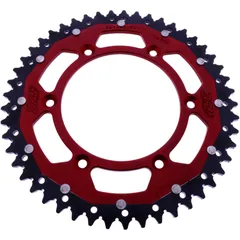 Kettenrad Dual 49Z Teilung 520 rot ZF Innendurchmesser 125 Lochkreis 150 passend für: Husqvarna FE, FC, TE