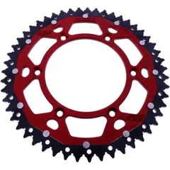 Kettenrad Dual 51Z Teilung 520 rot ZF Innendurchmesser 125 Lochkreis 150 passend für: Husqvarna FE, FC, TE