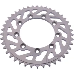 Alu - Kettenrad 42Z Teilung 520 silber Esjot Innendurchmesser 105 Lochkreis 124 passend für: TM Racing EN, MX, SMR