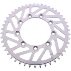 Alu - Kettenrad 47Z Teilung 520 silber Esjot Innendurchmesser 105 Lochkreis 124 passend für: TM Racing EN, MX, SMR