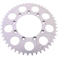 Alu - Kettenrad 46Z Teilung 520 silber Esjot Innendurchmesser 105 Lochkreis 124 passend für: TM Racing EN, MX, SMR