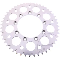 Alu - Kettenrad 48Z Teilung 520 silber Esjot Innendurchmesser 105 Lochkreis 124 passend für: TM Racing EN, MX, SMR