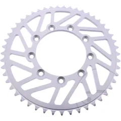 Alu - Kettenrad 49Z Teilung 520 silber Esjot Innendurchmesser 105 Lochkreis 124 passend für: TM Racing EN, MX, SMR