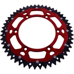 Kettenrad Dual 48Z Teilung 520 rot ZF Innendurchmesser 130 Lochkreis 150 passend für: Fantic XEF, XX, XXF