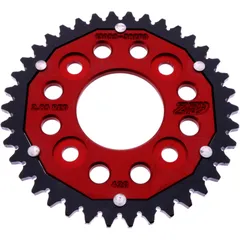 Kettenrad Dual 38Z Teilung 420 rot ZF Innendurchmesser 058 Lochkreis 090 passend für: Honda MSX, Z