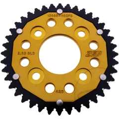 Kettenrad Dual 40Z Teilung 420 gold ZF Innendurchmesser 058 Lochkreis 090 passend für: Honda MSX, Z