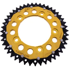 Dual Kettenrad 45Z 525 Teilung gold für Motorräder