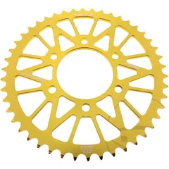 Alu - Kettenrad 46Z Teilung 520 gold JT Innendurchmesser 080 Lochkreis 104 passend für: Kawasaki Z, ZX - 6R, KLE