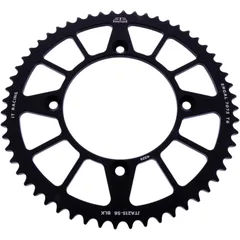 Alu - Kettenrad 56Z Teilung 420 schwarz JT Innendurchmesser 110 Lochkreis 130 passend für: Honda CRF, CR