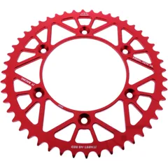 Alu - Kettenrad 48Z Teilung 520 rot JT Innendurchmesser 125 Lochkreis 150 passend für: Husqvarna FE, FC, TE