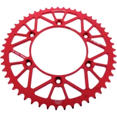 Alu - Kettenrad 51Z Teilung 520 rot JT Innendurchmesser 125 Lochkreis 150 passend für: Husqvarna FE, FC, TE
