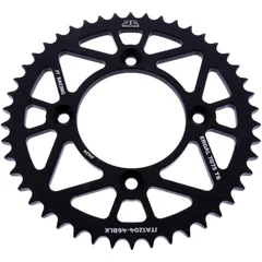 Alu - Kettenrad 46Z Teilung 428 schwarz JT Innendurchmesser 080 Lochkreis 100 passend für: AJP PR3