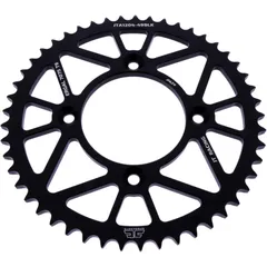 Alu - Kettenrad 49Z Teilung 428 schwarz JT Innendurchmesser 080 Lochkreis 100 passend für: AJP PR3