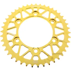 Alu-Kettenrad 43Z Gold für Motorräder