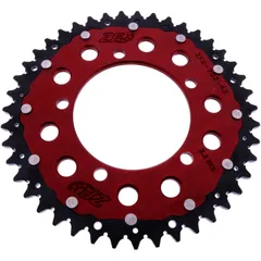 Kettenrad Dual 43Z Teilung 520 rot ZF Innendurchmesser 100 Lochkreis 120 passend für: Aprilia RS, RSV, Tuono