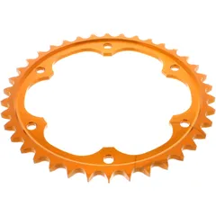Aluminium Kettenrad 38Z 525 orange für Enduro