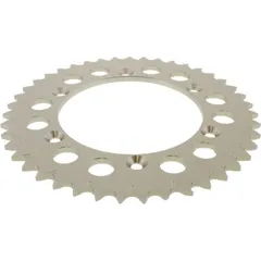 Rear sprocket aluminium 43 tooth pitch 520 silver 51-32041-43