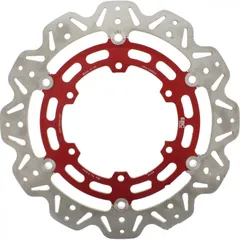 Brake disk VEE EBC red