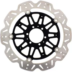 Brake disc vee front EBC black for: Moto Guzzi Sport, Breva, Norge, Ducati ST4S, 748, 996