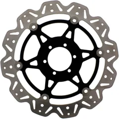 Brake disc vee front EBC vee rotor black for: Aprilia Dorsoduro, RS, Tuono