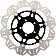 Brake disc vee front EBC vee rotor black for: Kawasaki W, ZZR, ZR