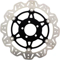 Brake disc vee front EBC vee rotor black for: Kawasaki ZRX, ZR, ZX - 9R