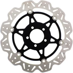 Brake disc vee front EBC vee rotor black for: Kawasaki ZZR, ZX - 7R, ZXR