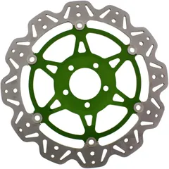 Brake disc front EBC vee rotor green for: Kawasaki ZZR, ZX - 7R, ZXR