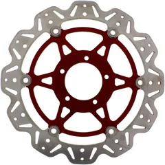 Brake disc front EBC vee rotor red for: Ducati Monster, Multistrada, Hypermotard