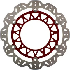 EBC Vee Rotor Floating Brake Disc Red
