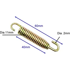EXHAUST SPRING JMP 60MM - 4 PCS
