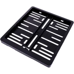 Number Plate Bracket Click Black 180 x 200