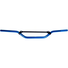 Alu Lenker 22mm hoch mit Mittelstrebe in Blau
