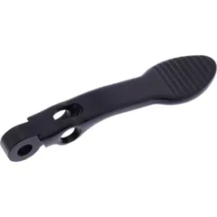 Brake lever black long accossato