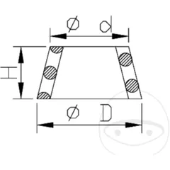 Spring for pressure stage