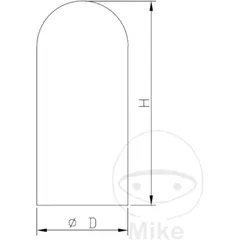 Blase für Federbein Kayaba 40/70 mm passend für: Kawasaki ZX - 10R
