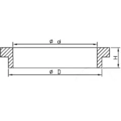 Cylinder cover suspension strut KAYABA 50/16 mm for: Honda CRF, Kawasaki KX