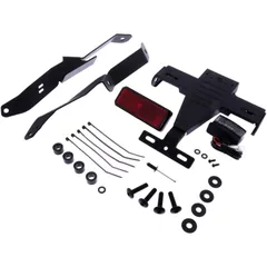 Licence plate holder PUIG black for: Honda CB