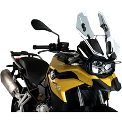 Touring screen new gen PUIG for naked bike transparent for: BMW F (850, 750, 800)