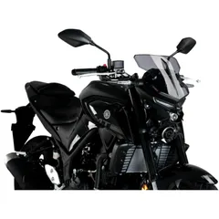 Smoke Grey Sports Screen for Naked Bike