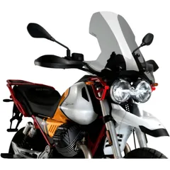 Touring screen PUIG smoke grey for: Moto Guzzi V85