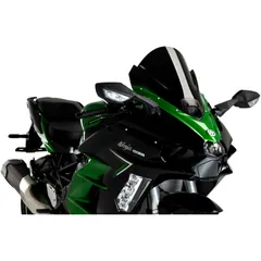 Screen z - racing PUIG black for: Kawasaki Ninja