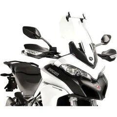 Touring screen visor PUIG transparent for: Ducati Multistrada