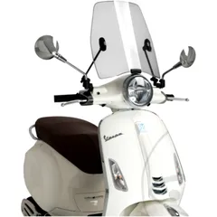 PUIG URBAN windshield smoke grey for: Vespa Primavera