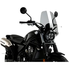 Touring screen new gen PUIG smoke grey for: Honda CL