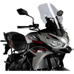 Touring screen PUIG smoke grey for: Kawasaki KLE