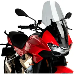 Touring screen PUIG smoke grey for: Moto Guzzi V100